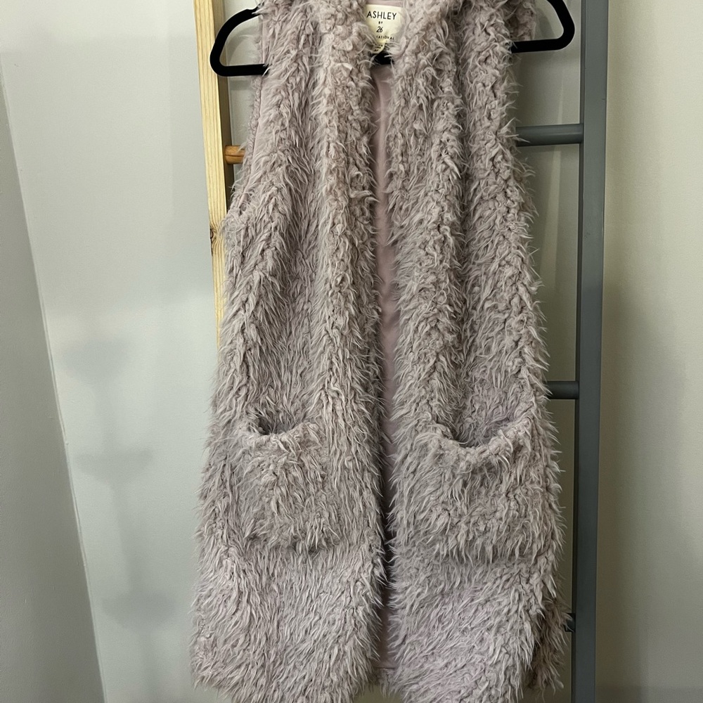 NWOT Lavender Fuzzy Cardigan